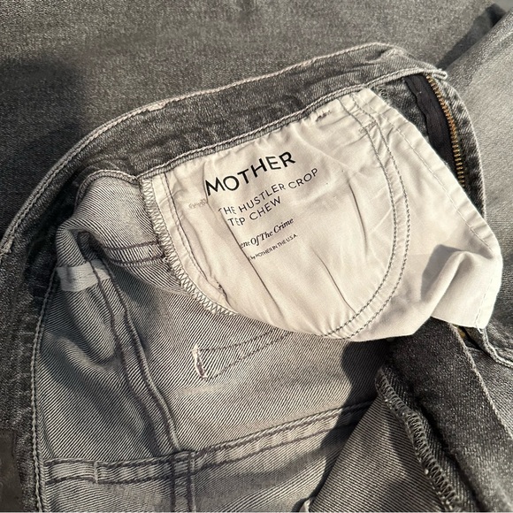 MOTHER The Hustler Crop Step Chew Jeans - Picture 7 of 11
